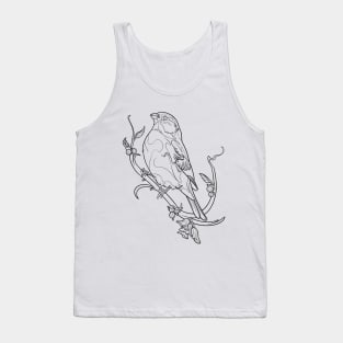 Bullfinch White Tank Top